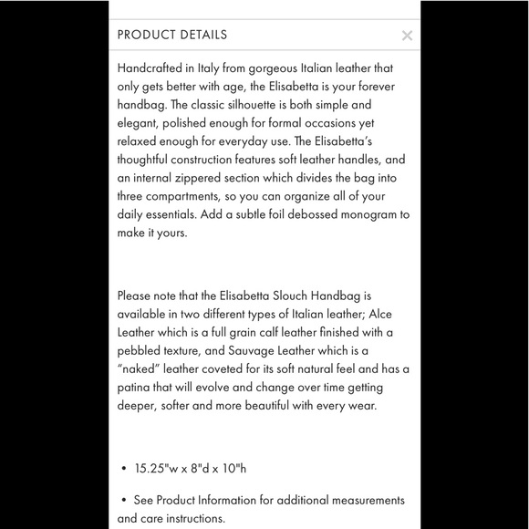 Mark & Graham - The Elisabetta Slouch Handbag - Sauvage Leather, Forest Green - Picture 2 of 8